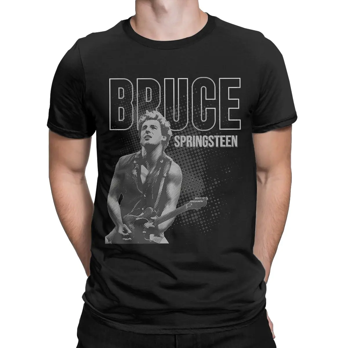 Summer Metal Heavy Boss Bruce Springsteens for Men Women T Shirt Apparel Vintage Tee Shirt T-Shirt Pure Cotton Adult Clothing