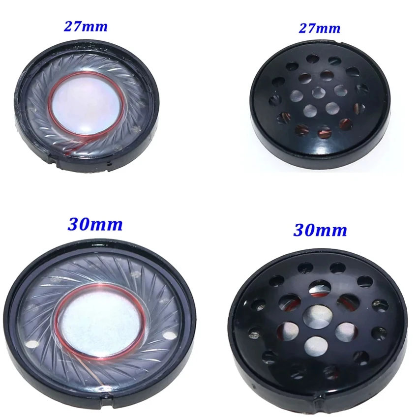 27/30/40/50mm Kopfhörer Lautsprecher Einheit Mit Kappe Weiß/Schwarz Magnetische Headset Fahrer Vollständige Palette Lärm reduktion diy hifi Lautsprecher – Detail 2