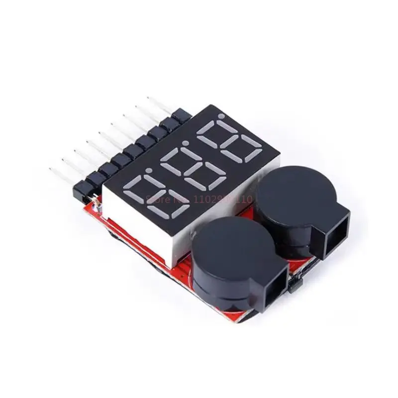 1 Uds o 5 uds Venta caliente 2s 2s 3s 4s 5s 6s 7s 8s 1-8s Led zumbador de bajo voltaje alarma Lipo indicador de voltaje comprobador al por mayor