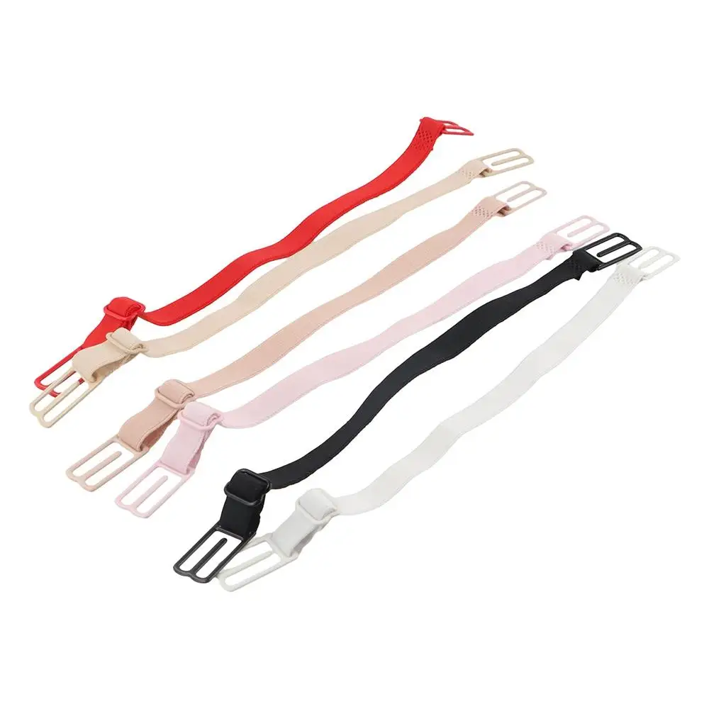 目に見えないバック掛け金ピュアカラーソフトブラジャーアクセサリー女性のブラジャーストラップ目に見えないブラジャーストラップ滑り止めバックルベルトブラジャーエクステンダー