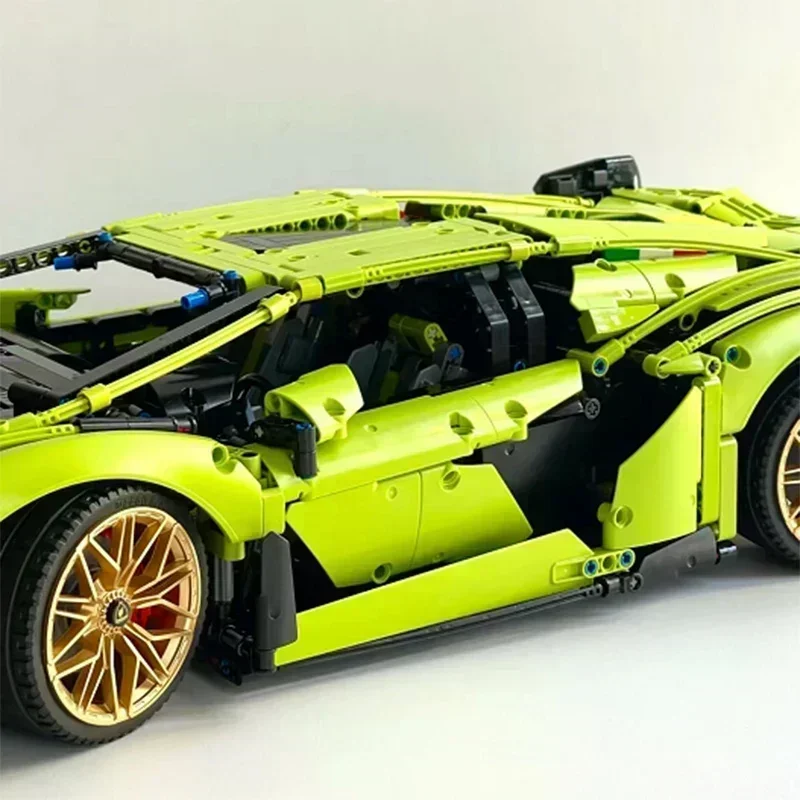 3696 Uds Lambo Sian Compatible 42115 modelo de coche técnico de construcción para adultos ladrillos juguetes para niños bloque constructor regalos niños
