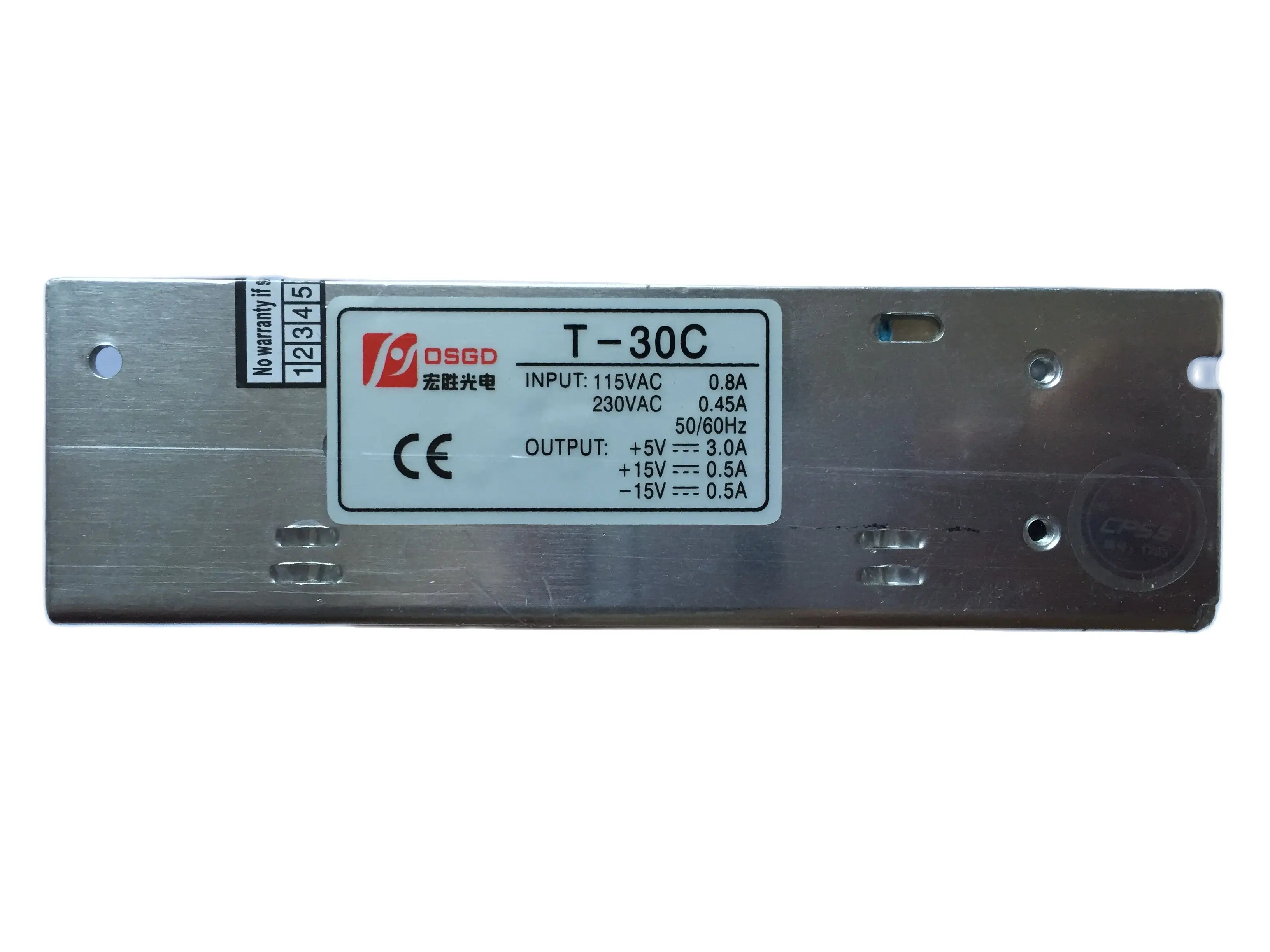 Zusen T-30 30W Ttriple Channels Switching Power Supply 110V/220VAC to ABCD Kinds of Combined DC Voltage