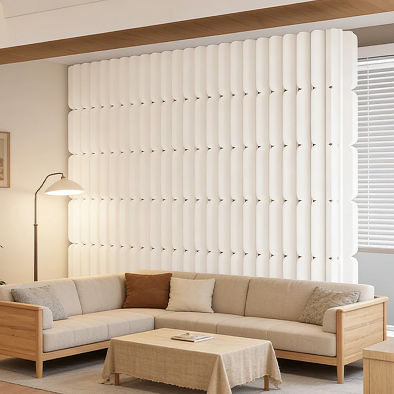 Folding Paper Wall Screen Partition Foldable Exhibition Background Office Living Room Divider Panel show Home Decoration Product