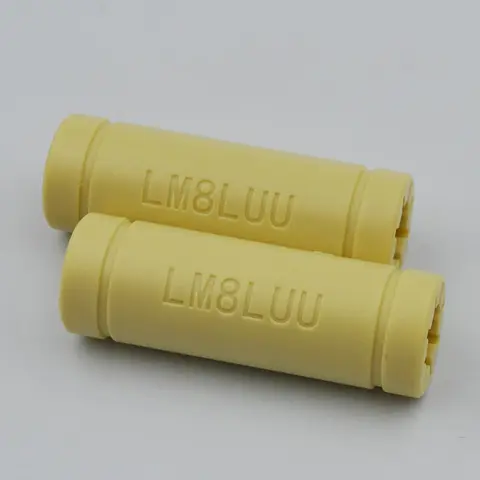Solid Polymer LM8LUU Linear Bearing Bushing 8*15*45 mm Plastic Bearings 8mm Inner Diameter Prusa for Mendel DIY CNC Motion