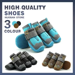 Breathable and waterproof running shoes for dog, non-slip, breathable, for small, medium and large dog, 4PCs