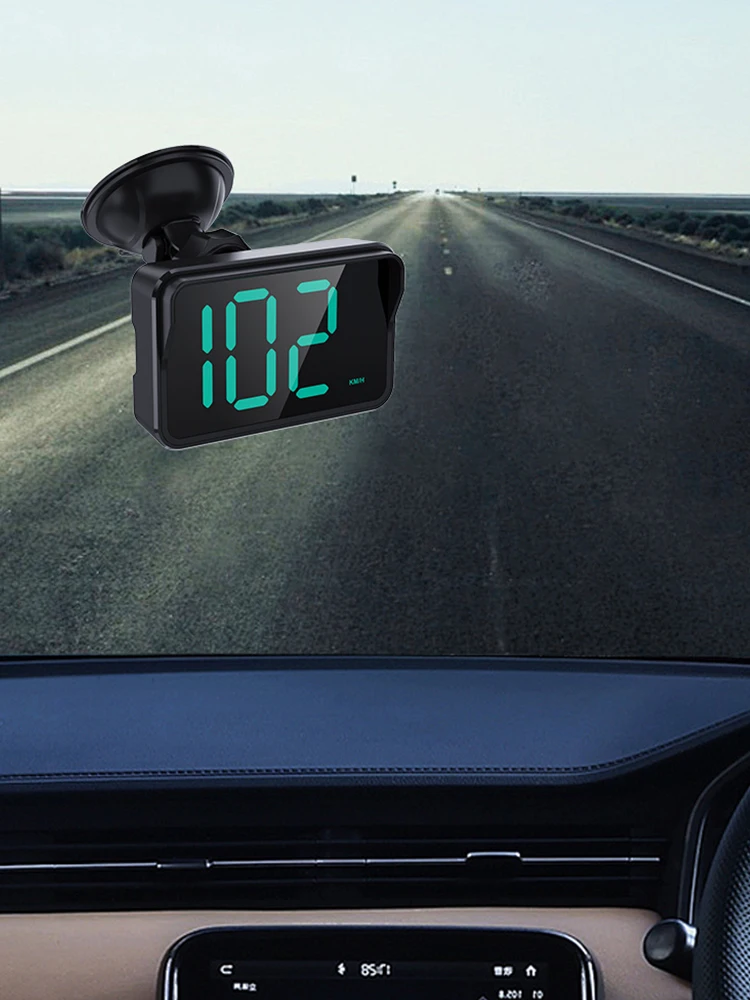 عداد السرعة الرقمي HUD GPS HUD لجميع قطع غيار السيارات والشاحنات والتشغيل