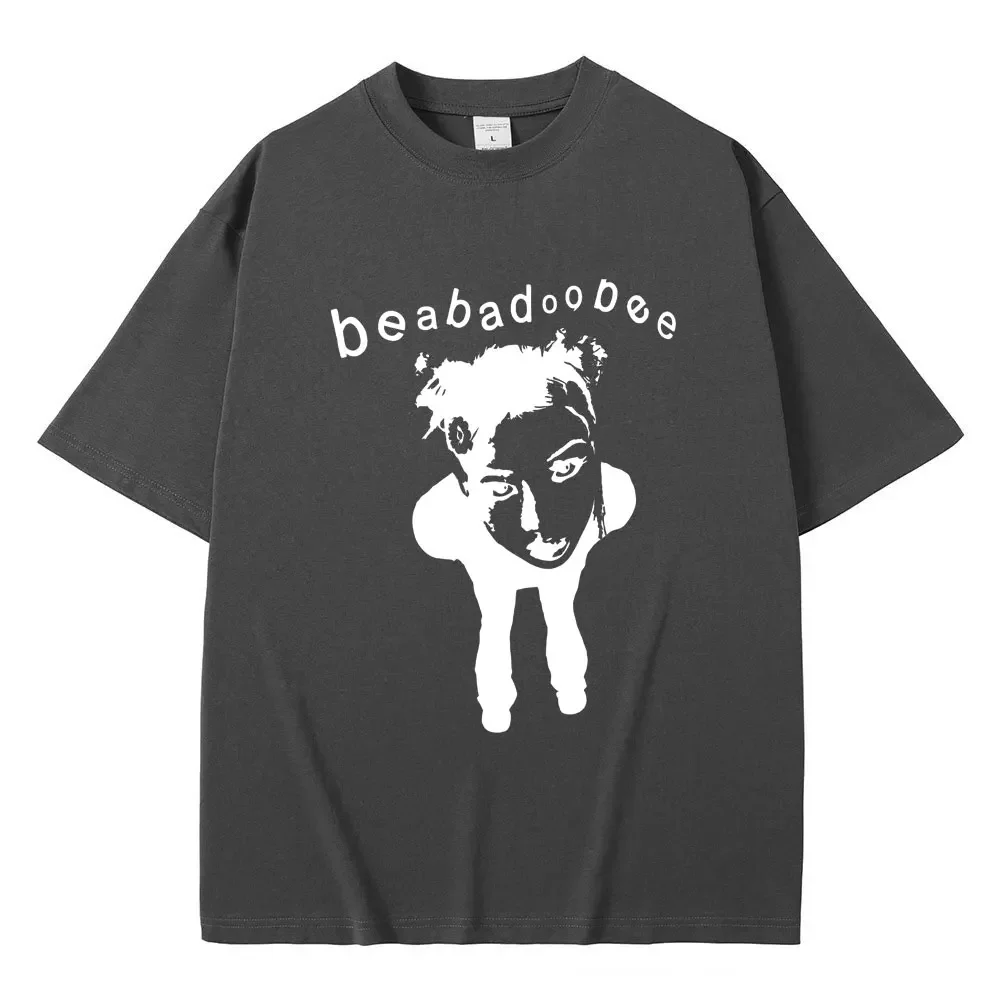 Singer Beabadoobee Graphic Print T-shirt Men Women Fashion Cotton Oversized Tshirt Unisex Casual Y2k Style Short Sleeve T Shirts