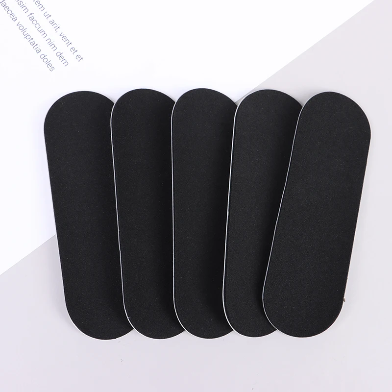 5Pcs Black Fingerboard Deck adesivi con nastro non tagliato adesivi con nastro adesivo in schiuma nera novità regalo di natale per bambini