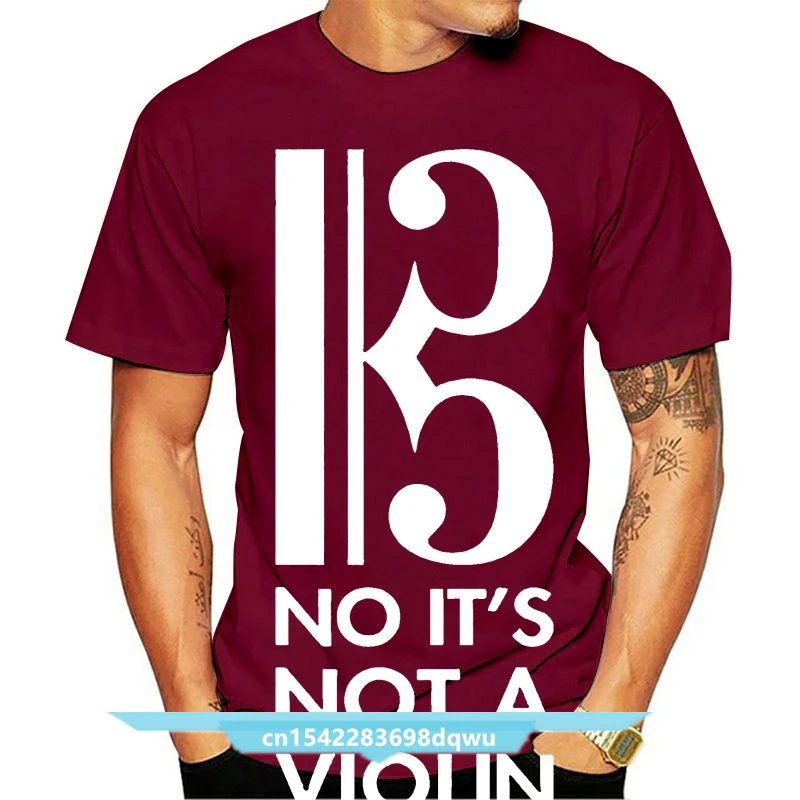 

t-shirt For Women Viola T Shirt No It's Not A Violin Alto Clef Gift Fashion Summer T-shirt