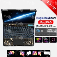 360 Magic Keyboard Case For iPad Air 5 4 6 7th Gen Air 11 M2 M3 Cover Folio For iPad Pro 11 13 3rd 4th 5th M4 10th 11th A16 2025