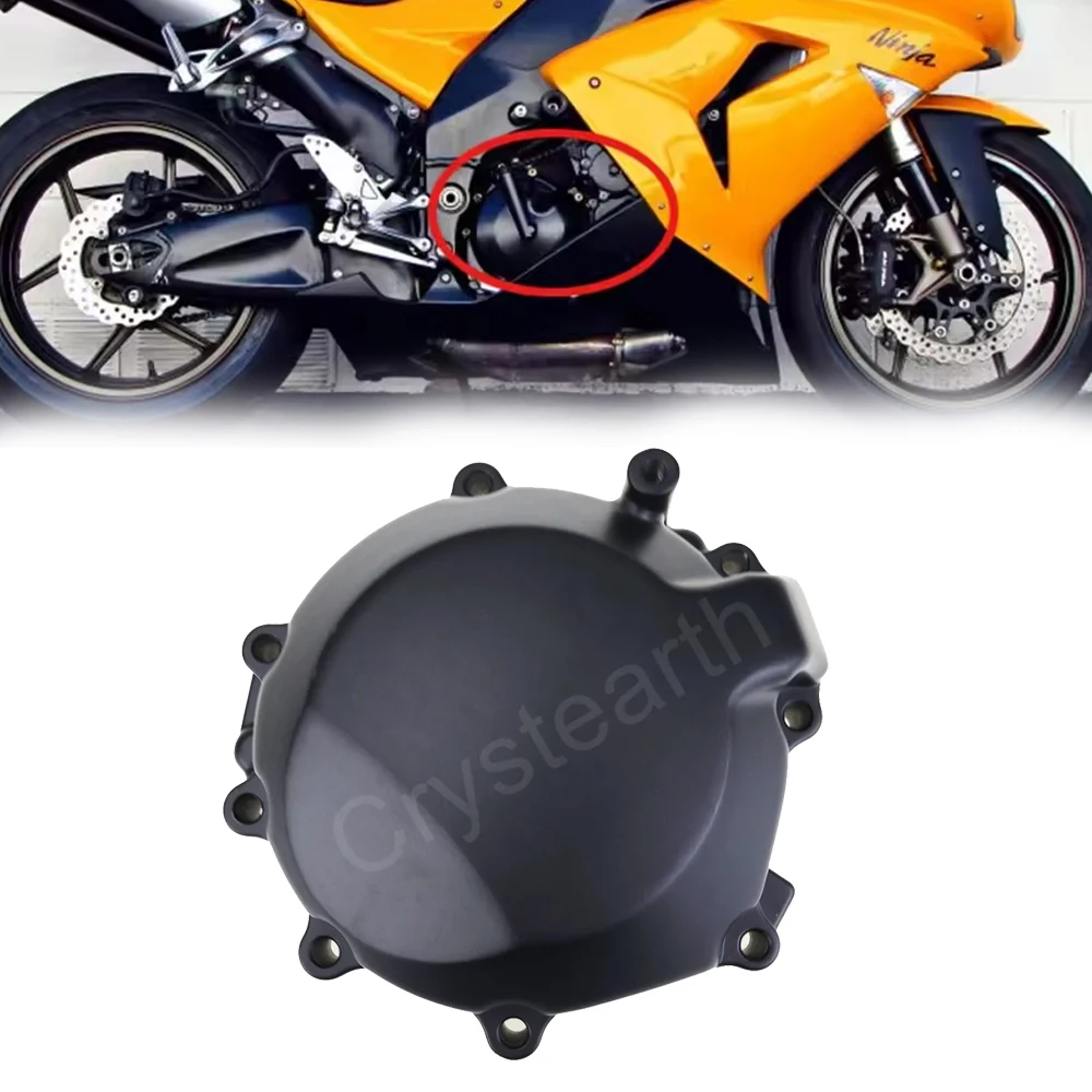 

Motorcycle Aluminum Engine Cover Stator Crankcase Left Side For Kawasaki Ninja ZX-10R ZX10R 2006 2007 2008 2009 2010 07 08 09 10