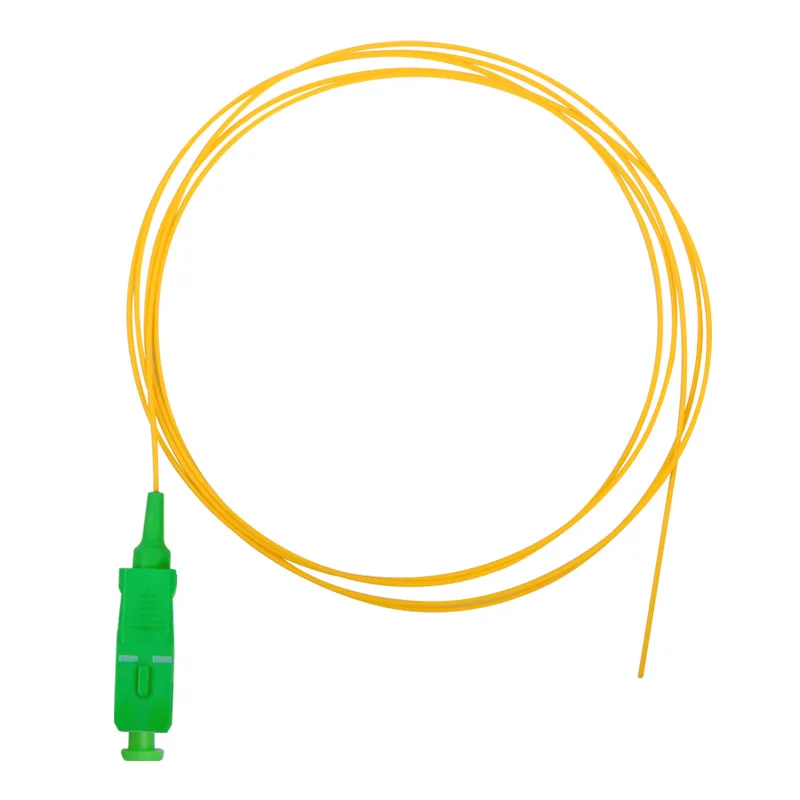 

Fiber Optic Pigtail, PVC Fiber Patchcord, Customized, Single Mode, SM G652D, 0.9mm, 1.5 m, 50Pcs