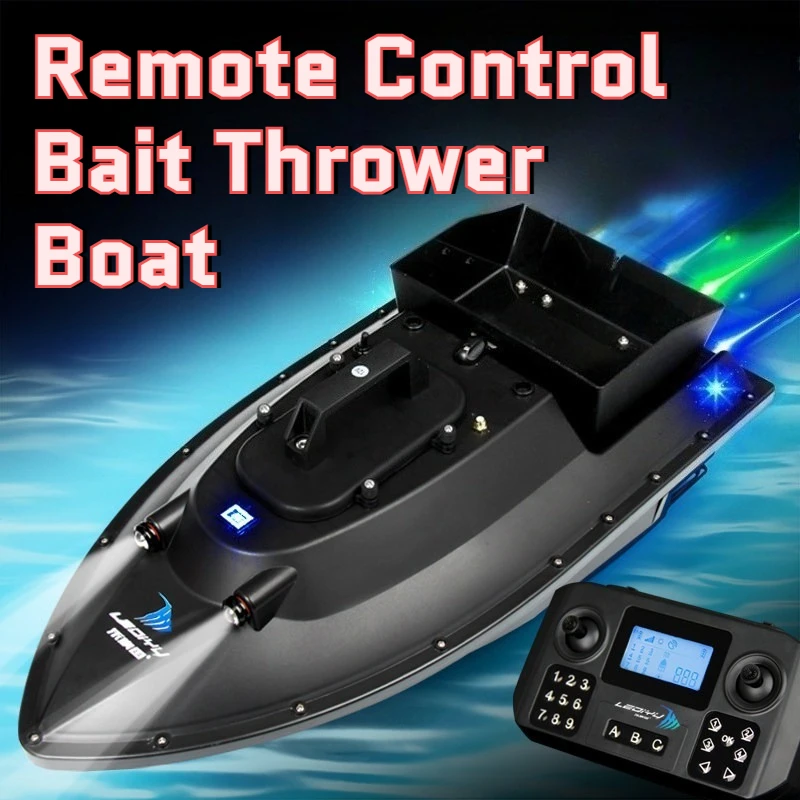Remote Control Bait Thrower Boat High Speed High Power Portable Multi-function Fishing Baits Thrower Boats Tackle Tool Supplies