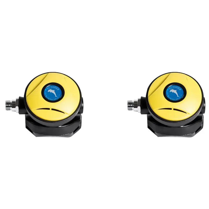 HOES-2X Scuba Diving 2Nd Stage Regulator Professional Underwater Scuba Dive Octopus Diving Regulator Yellow