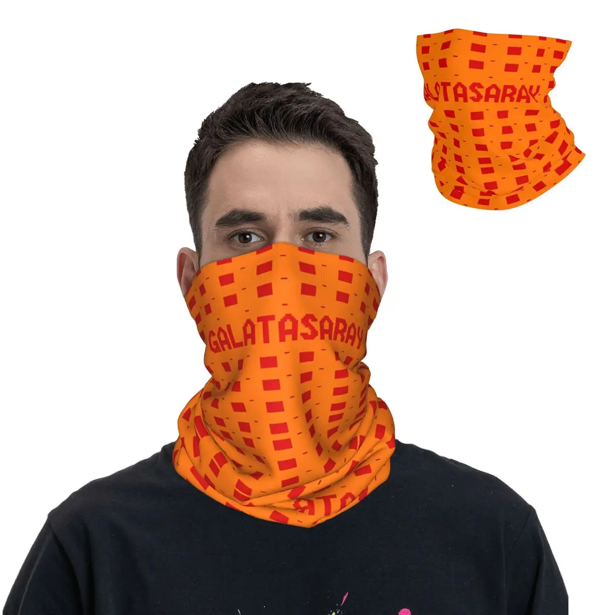 

Pixel Motocross Bandana Neck Gaiter Printed Galatasarays Wrap Scarf Multi-use Balaclava Cycling Unisex Adult Winter