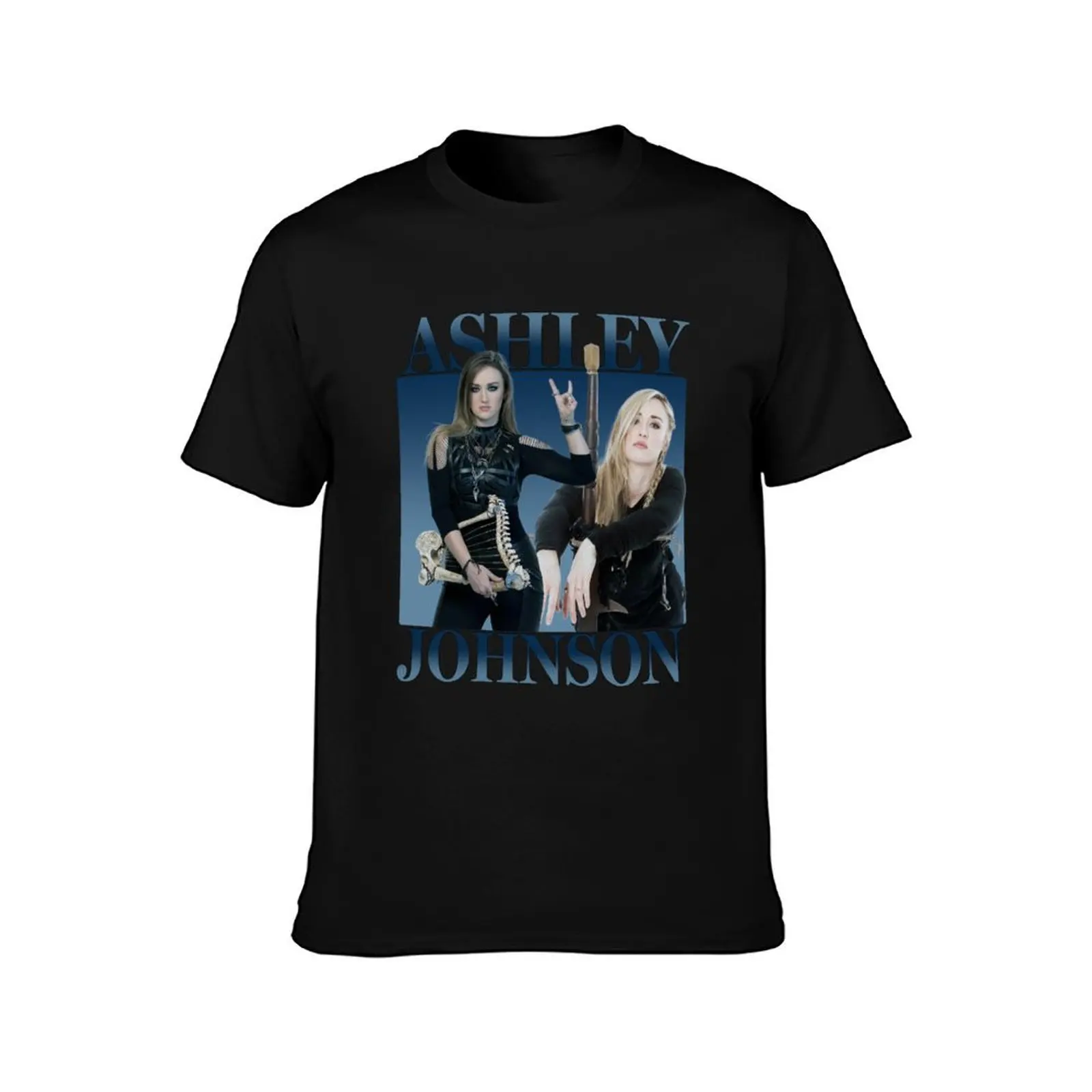 Ashley Johnson 90's Vintage Style T-Shirt Casual Pattern Print Tee Shirt T-Shirt