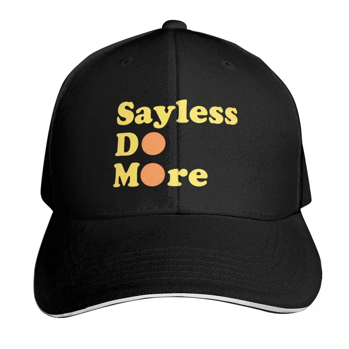 Sayless Do More No Cap Self Employed Hustle Baseball Cap Curved Brim Classic Fit Low Profile Unstructured Unisex for Men Women