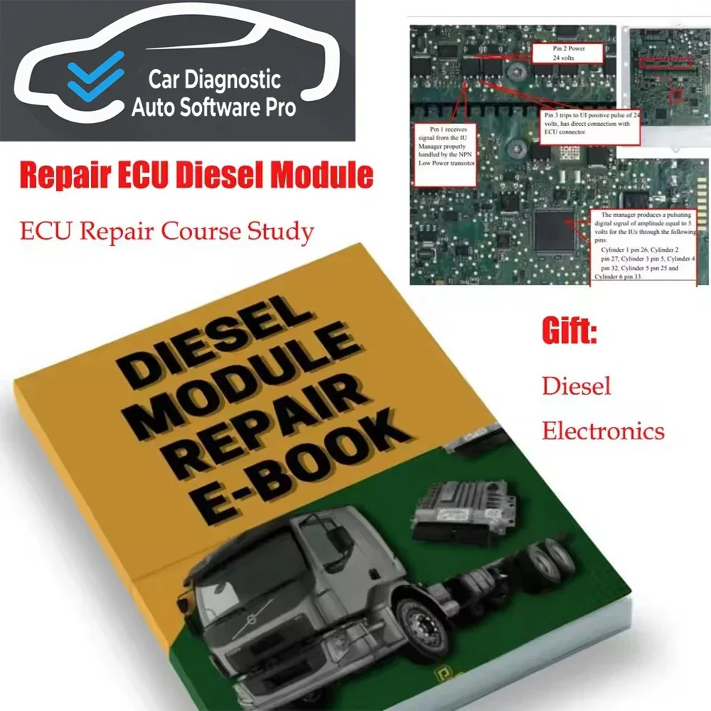 Repair Diesel ECU Electronics Modules for Fo-rd Vo-lvo Merc-edes-Be-nz PLD Common Rail System Mapped Schemas EDC PDF File