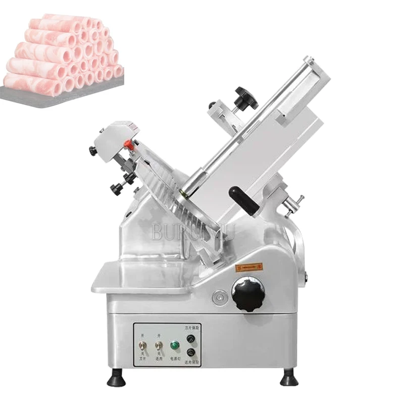 

Automatic Planing Sheet Meat Lamb Slicer Electric Freeze Meat Cutting Machine Mutton Rolls Grinder Cutter