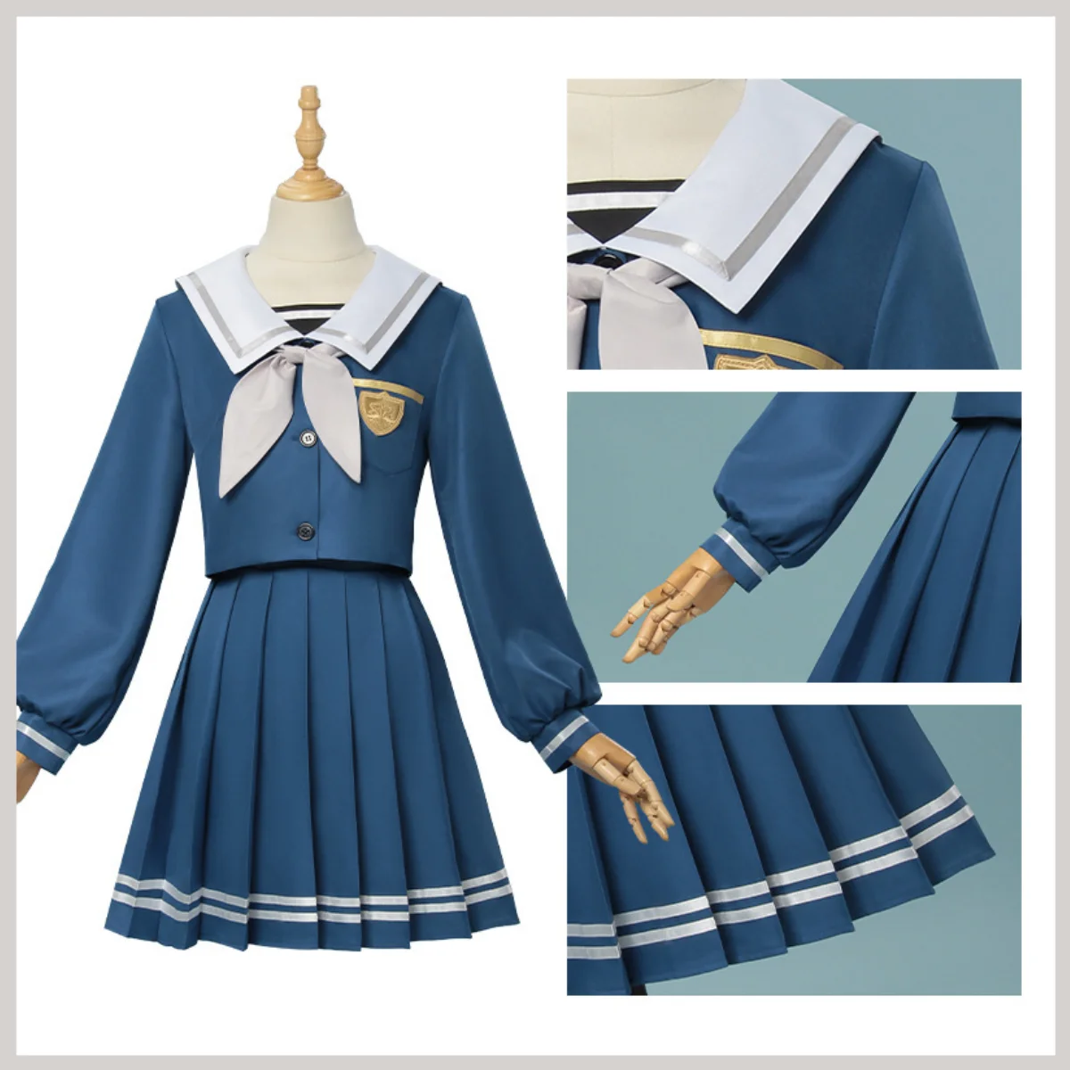 Anime BanG Dream! It's MyGO!!!!! Wakaba Mutsumi Cosplay Costume Mortis Wig School Uniform Shirt Skirt Woman Campus Cute Suit