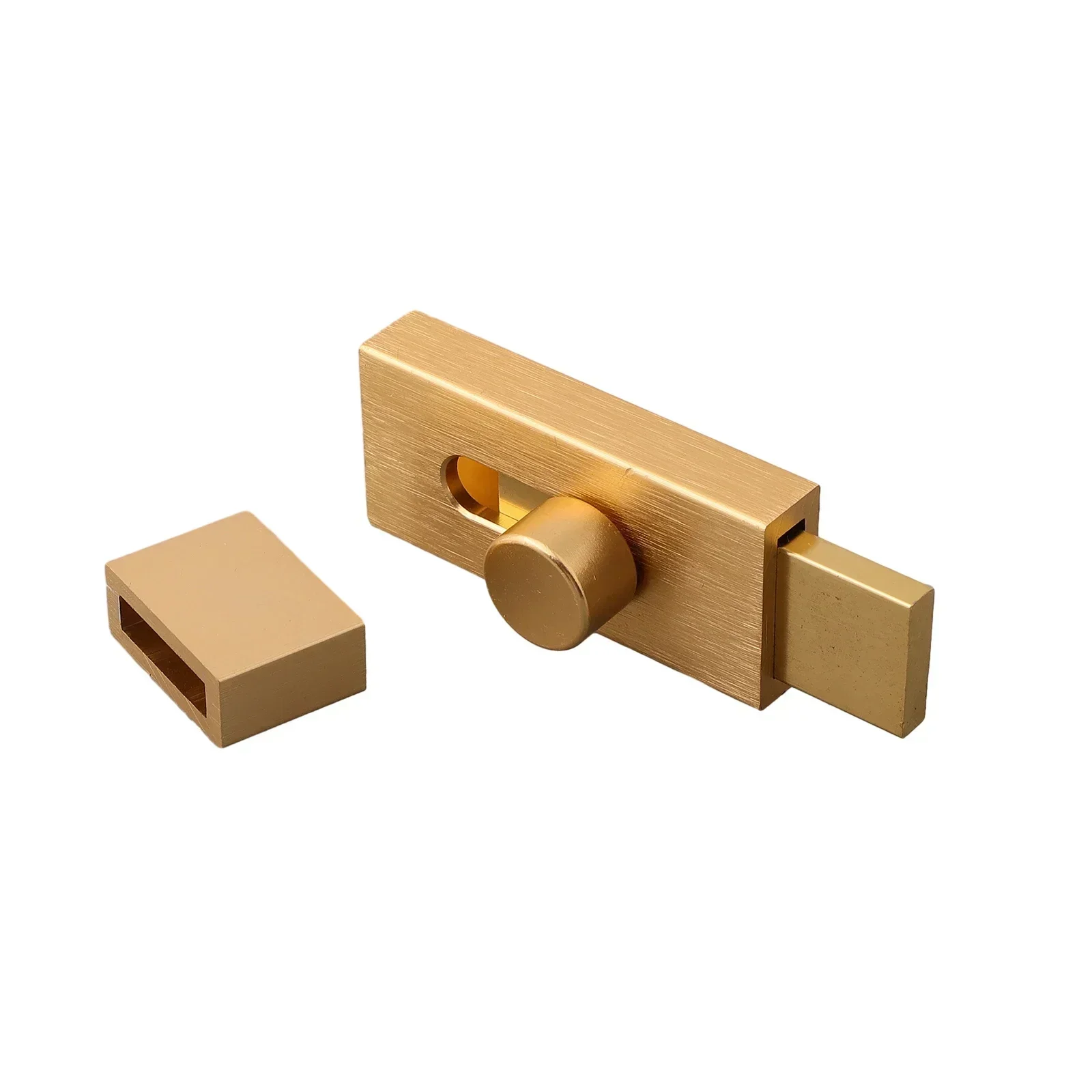 No Hole Punch Door Buckle Security Lock Thickened Room Door Latch Anti-barn Door Lock Latch  Door Lock  Door Latch Without Holes