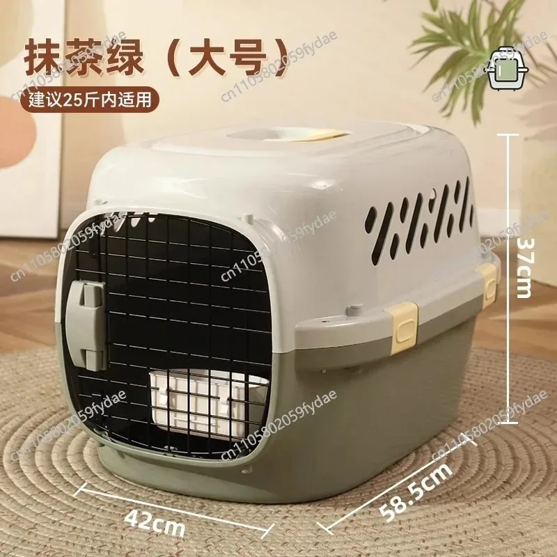 Airline Approved Portable Pet Carrier, Comfortable Cat and Small Dog Travel Box, Foldable Pet Cage for Travel Easy Transport Pet