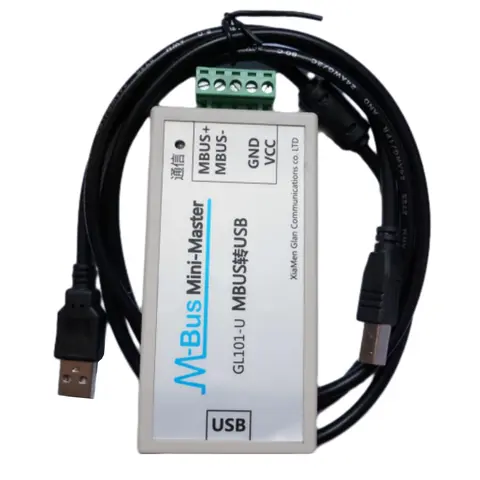 케이블이 있는 스마트 제어 계량기, M-버스-USB 변환기 통신 모듈, 산업 등급 M-버스 미니 마스터 모듈