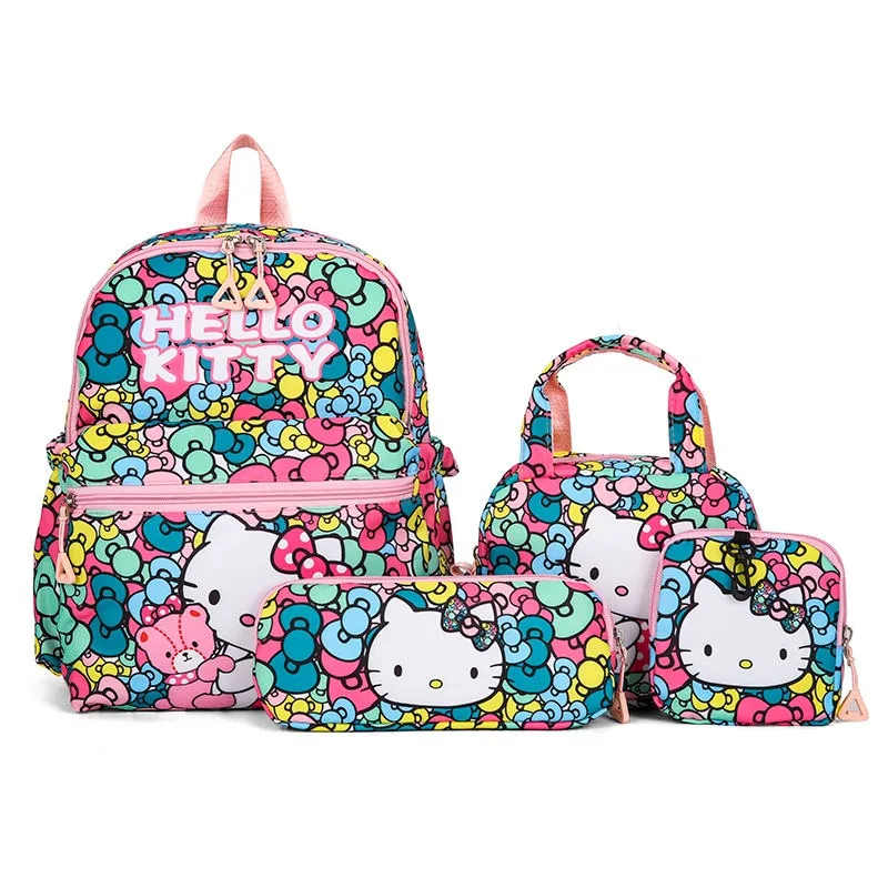 

Girly Heart Hello Kitty аниме Kawaii Sanrio школьные ранцы для хранения для мальчиков и девочек милые рюкзаки с героями мультфильмов модные подарки для детей