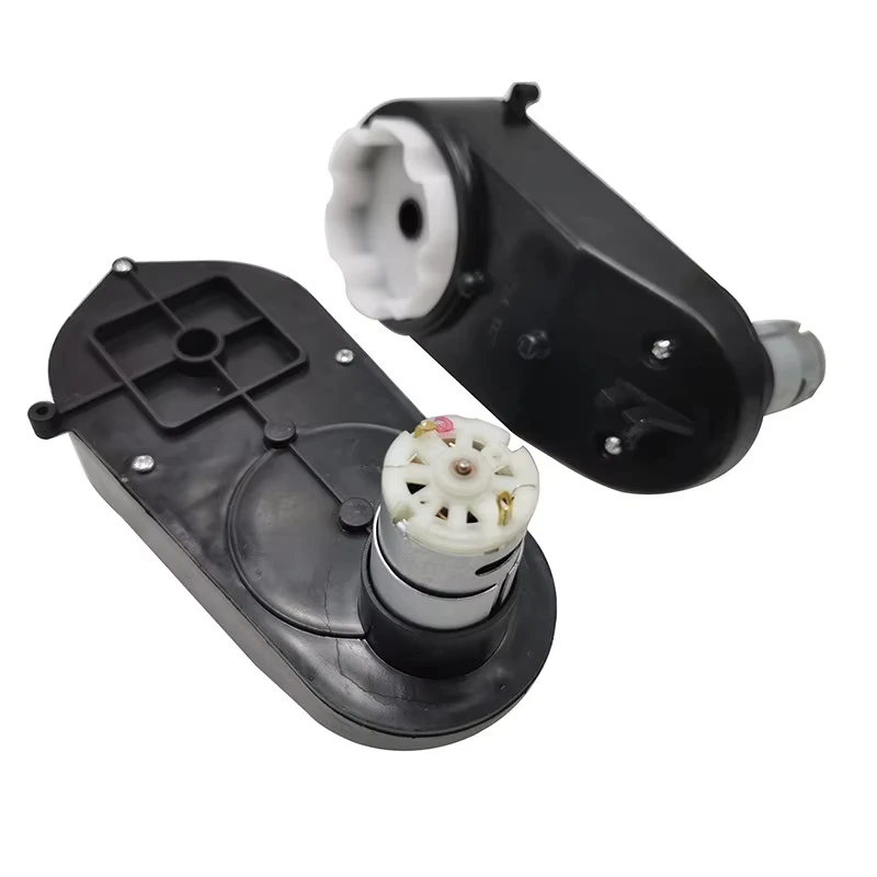 มอเตอร์อุปกรณ์เสริมรถยนต์ของเล่นเด็ก12V 390กล่องเกียร์มอเตอร์ไซด์ไฟฟ้ารถจักรยานยนต์สามล้อรถเกียร์16000มอเตอร์390 1ชิ้น