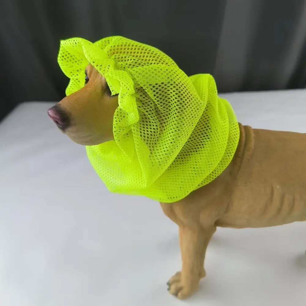 

Puppy Accessories Anti-mosquito Pet Dog Earmuffs Breathable Quick Dry Dog Ear Cover Mesh Elastic Ear Pet Snood Grooming