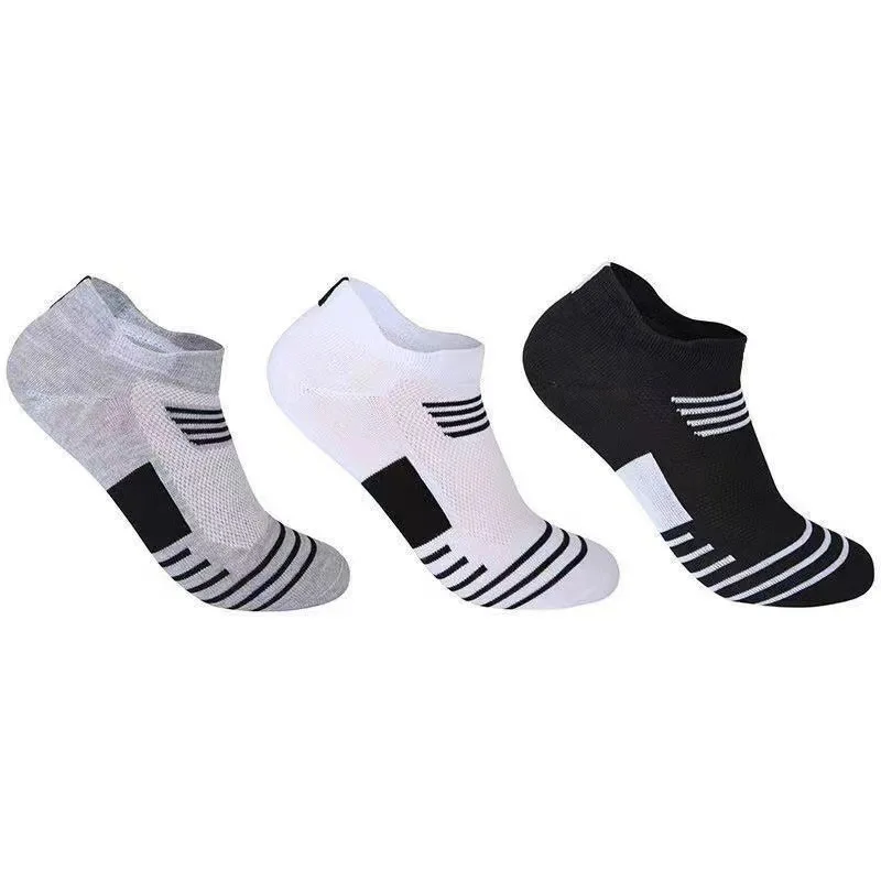 3 Pairs Men's Comfort Fit Cushion Performance Athletic Crew Socks For Outdoor Sports