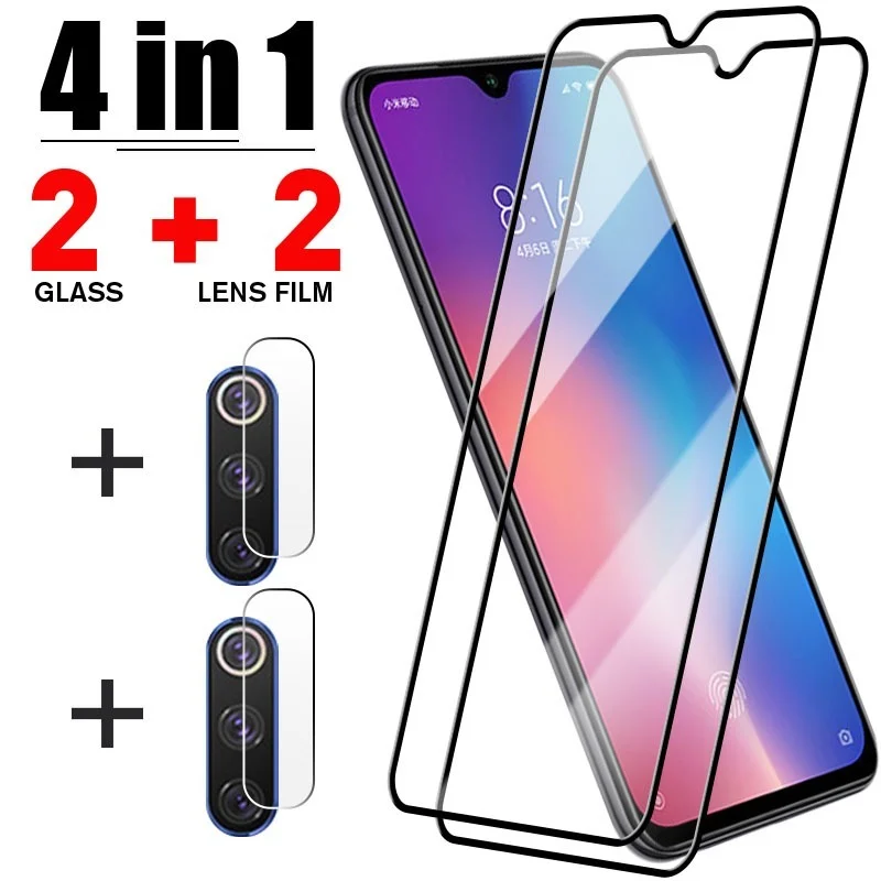 

4in1 Camera Lens Protector for Xiaomi Xiaomi Mi 11 Lite 11i Mi10 Lite 10T Pro Mi 9 Lite 9T Pro A3 Lite Protective Glass Film