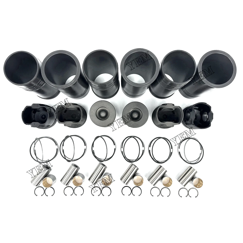 

Long Time Aftersale Service Cylinder Liner Kit For Komatsu 6D125 Engine Spare Parts