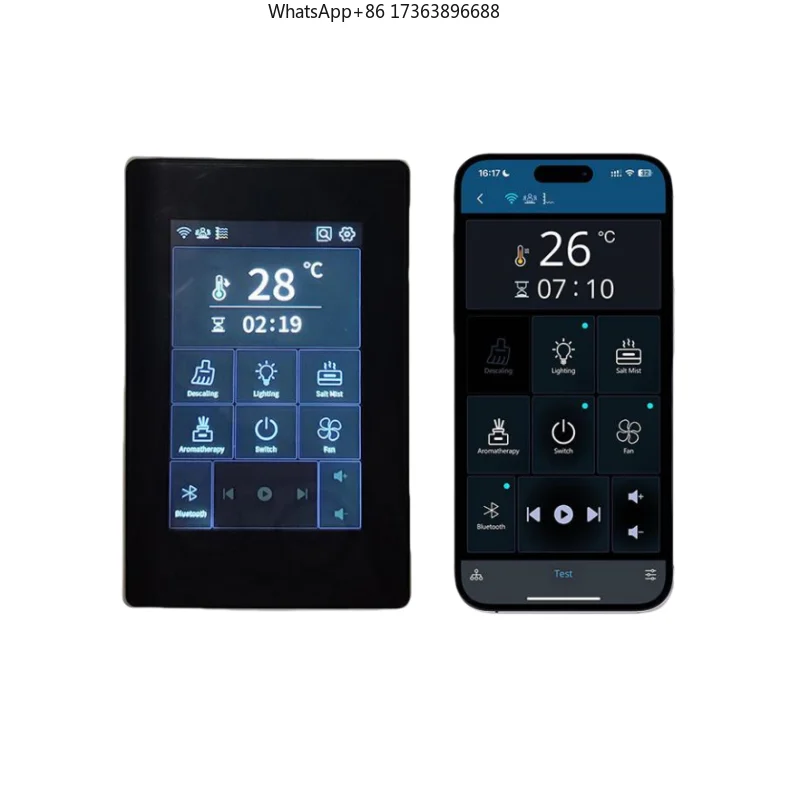 Bluetooth App&WiFi 3kw 4.5KW 5kw 6kw 7kw 8kw 9kw 10.5KW 12kw 15kw 18kw 21kw Sauna Steam Generator for Turkish Bath Hammam view 2