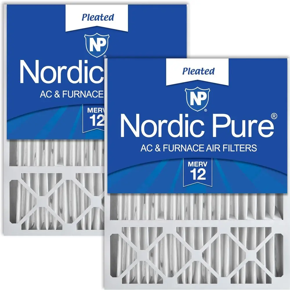 

Merv 12 Air Filter Replacement 2 Pack, 20x25x5, 19.75x24.75x4.375