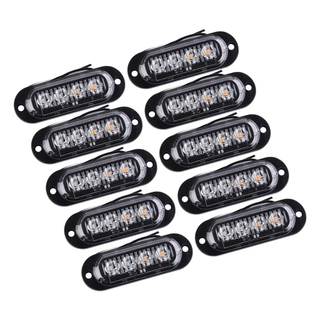 

10Pcs LED Clearance Side Marker Fender Turn Signal Light Lamp Indicator Fit for RV Car Trailer Truck Caravan Camper Lorry Boat