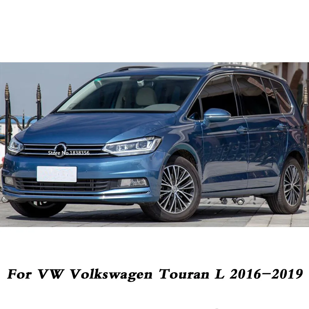 For VW Volkswagen Touran L 2016 2017 2018 2019 2020 Stick Stainless Steel Back Rear Door Tailgate Frame Plate Trim Lamp Trunk