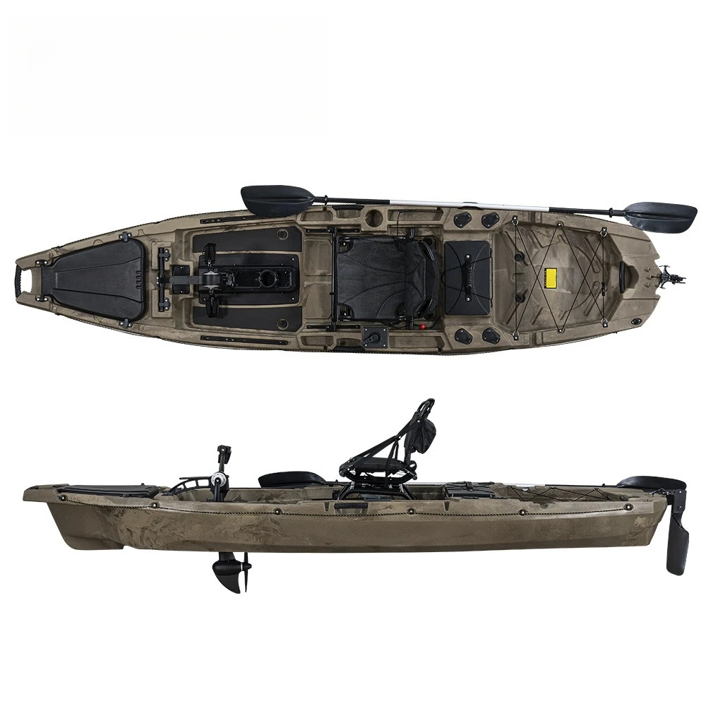 One-man pedal Kajak plastic kayak hard plastic. view 5