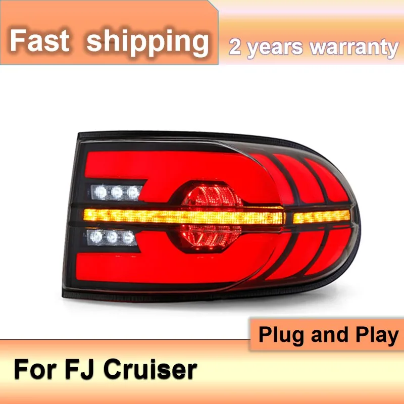 اكسسوارات السيارات لتويوتا FJ كروزر أضواء خلفية 2006-2020 FJ كروزر المصابيح الخلفية لمبة خلفية DRL الضباب الفرامل بدوره إشارة عكس