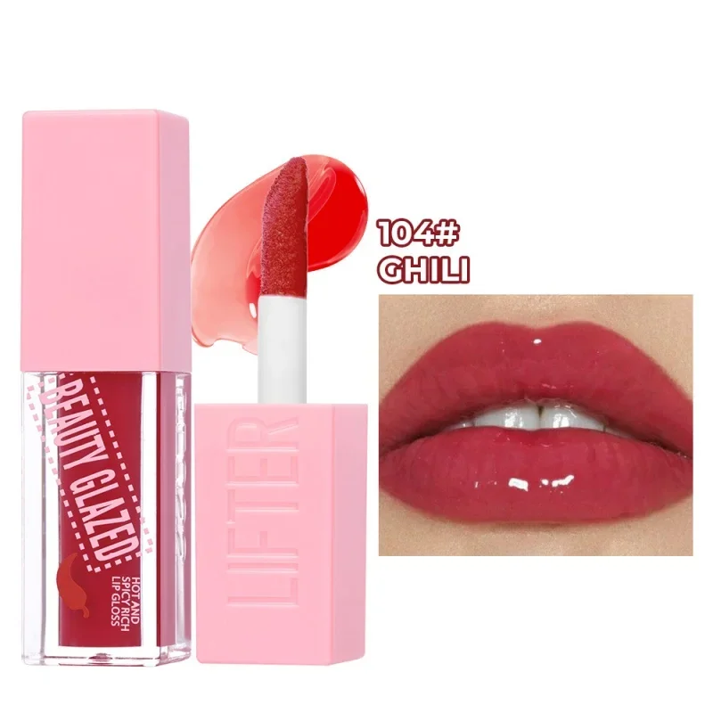 Chili Lip Plumper Oil Soro Instantâneo de Longa Duração Essência Volumizante Óleo Reparação Linhas Finas Aumenta Elasticidade Sexy Lip Balm