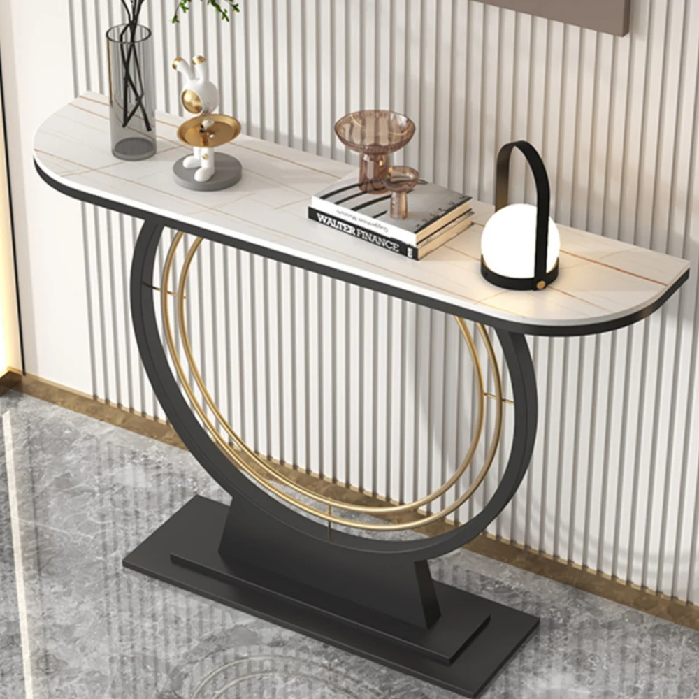 Vintage Entryways Console Table Luxury Nordic Glam Marble Console Table Minimalist Design Woonkamer Tafel Home Furniture