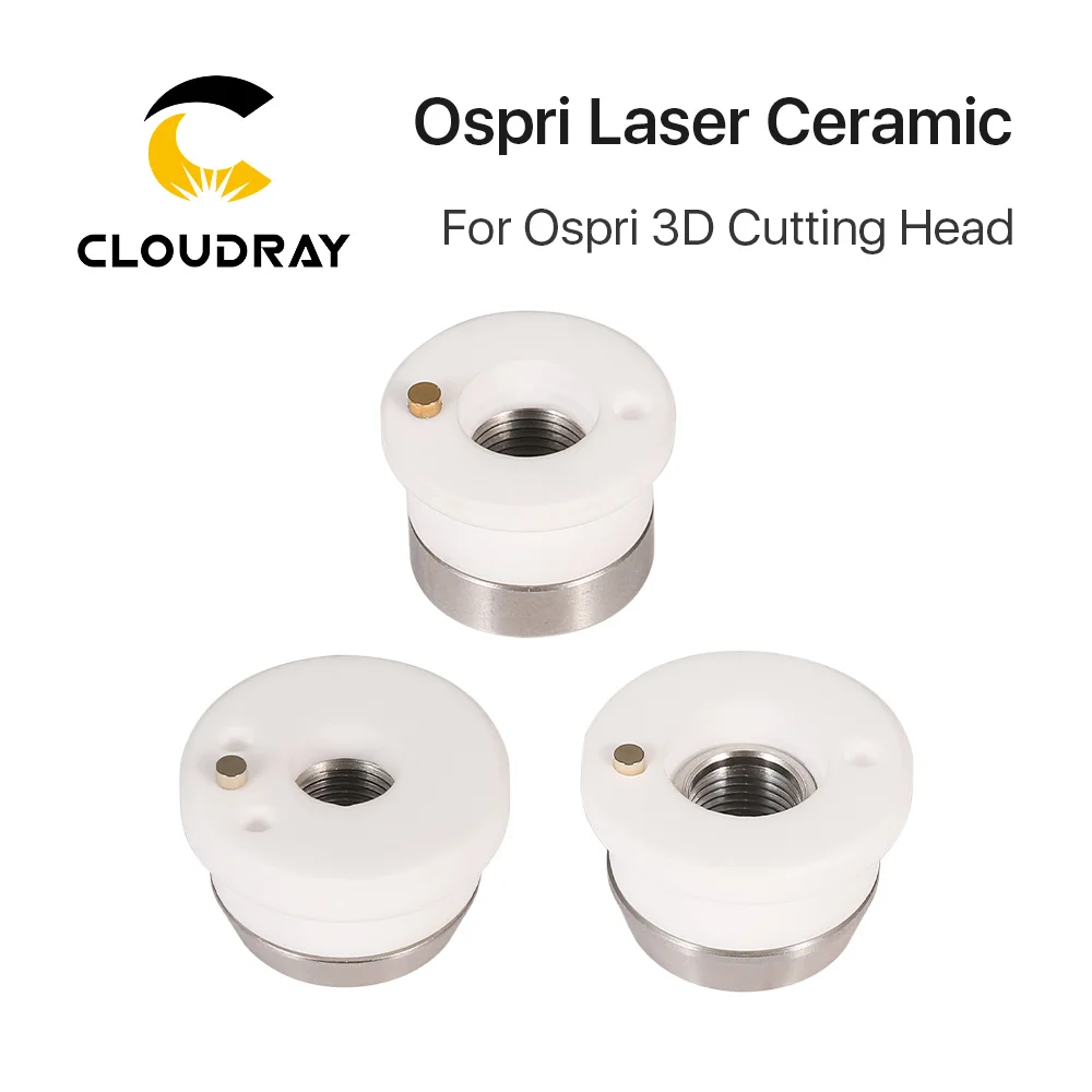 Cloudary 3D Laser Head M8 Ceramic Bodor D17.8/21.4/21.5 Laser Ceramic Nozzle Holder for Laser Cutting Head Sensor Accessories