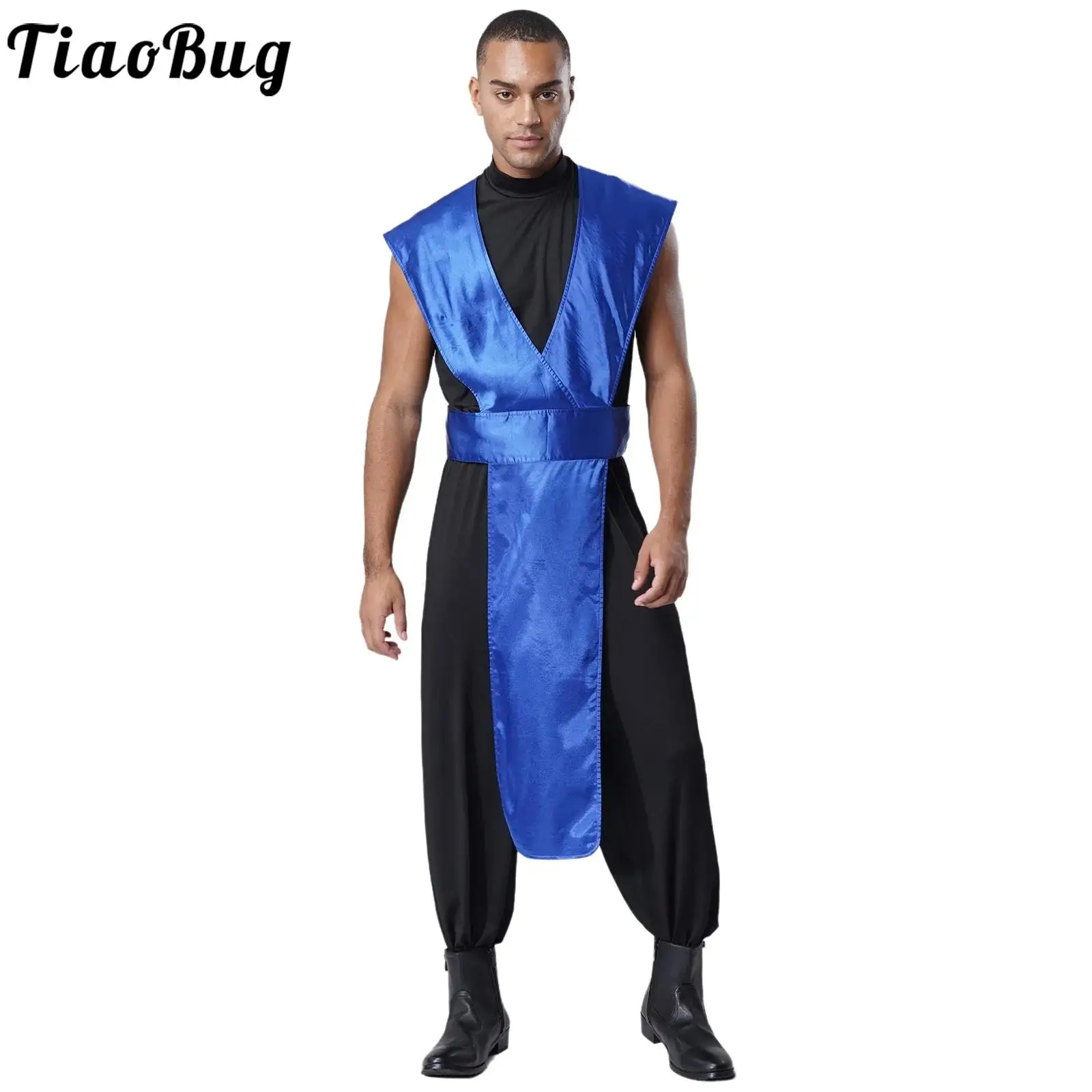 

Adults Movie Cosplay Costume Jumpsuit for Men Halloween Party Costumes Cosplay Role Play Fighter Fancy Dress Up Jumpsuits