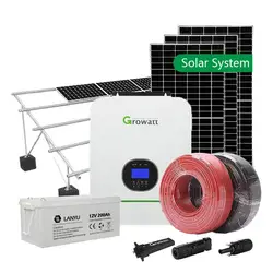 Sales of 1KW 2KW 3KW 4KW 5KW solar systems, OEM high-efficiency off-grid photovoltaic solar panel systems