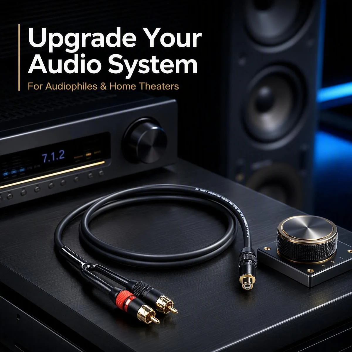 XLR to RCA Kanon mother to lotus monitor cable sound card mixer power amplifier effect device audio signal cable