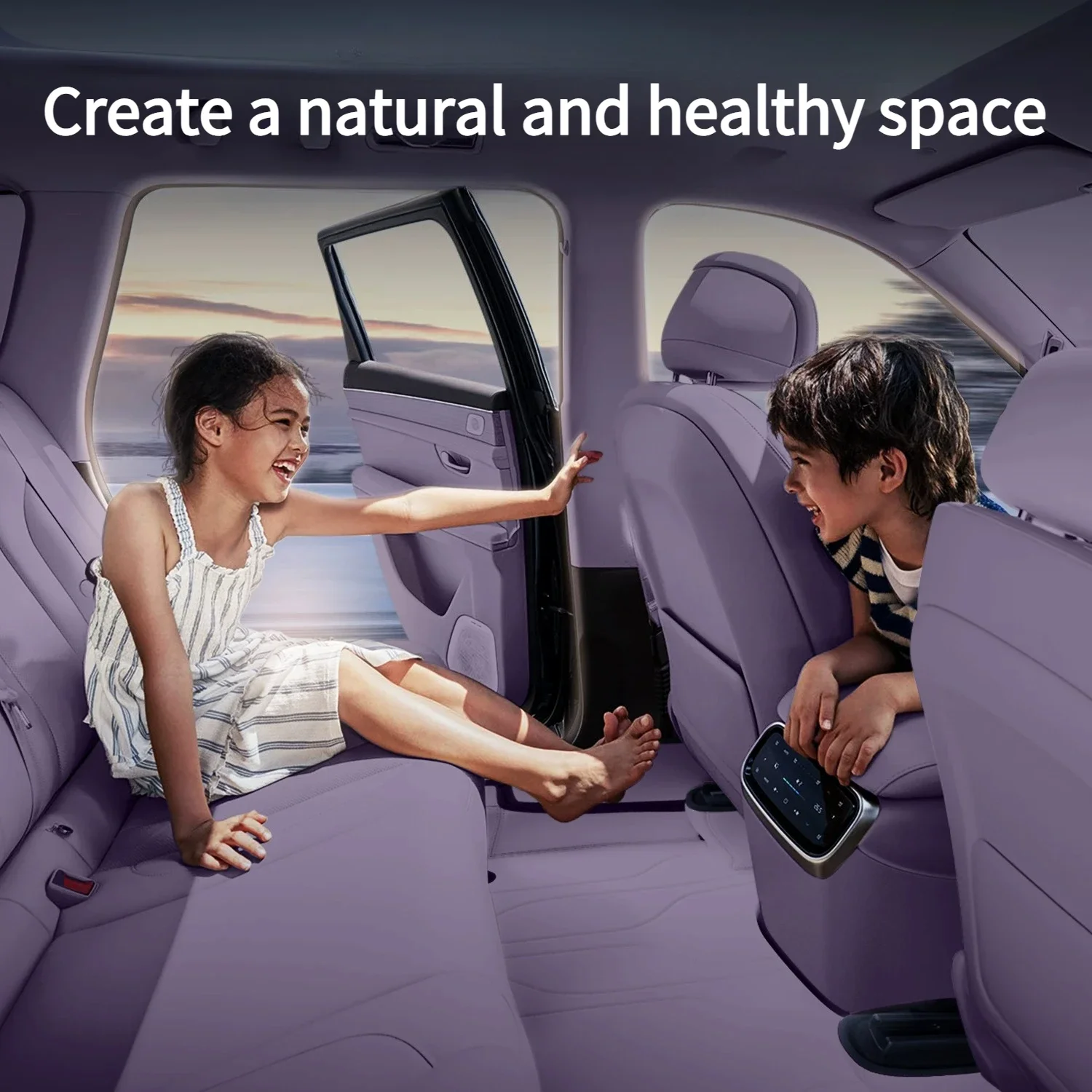 For Avatr 07L 2026 2027 Car Floor Mats Full-Coverage Leather Anti-Slip and Wear-Resistant Foot Carpet Car Interior Accessories detail image 5