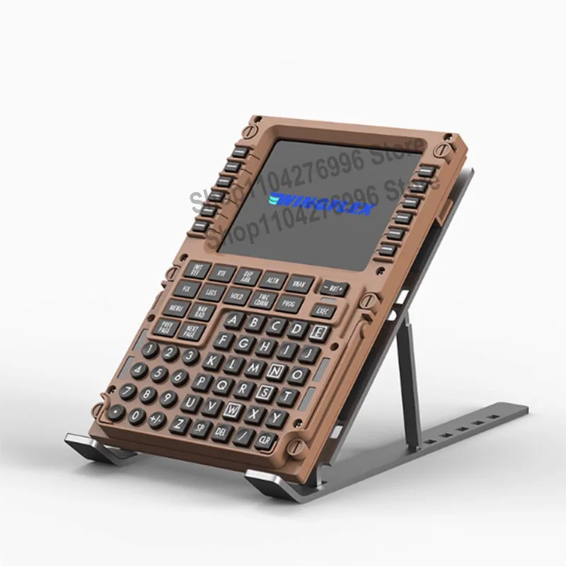 

WINGFLEX B777 CDU Control Display Aviation-Grade Flight Simulator Simulated Flight Control Panel for P3D zibo X-Plane