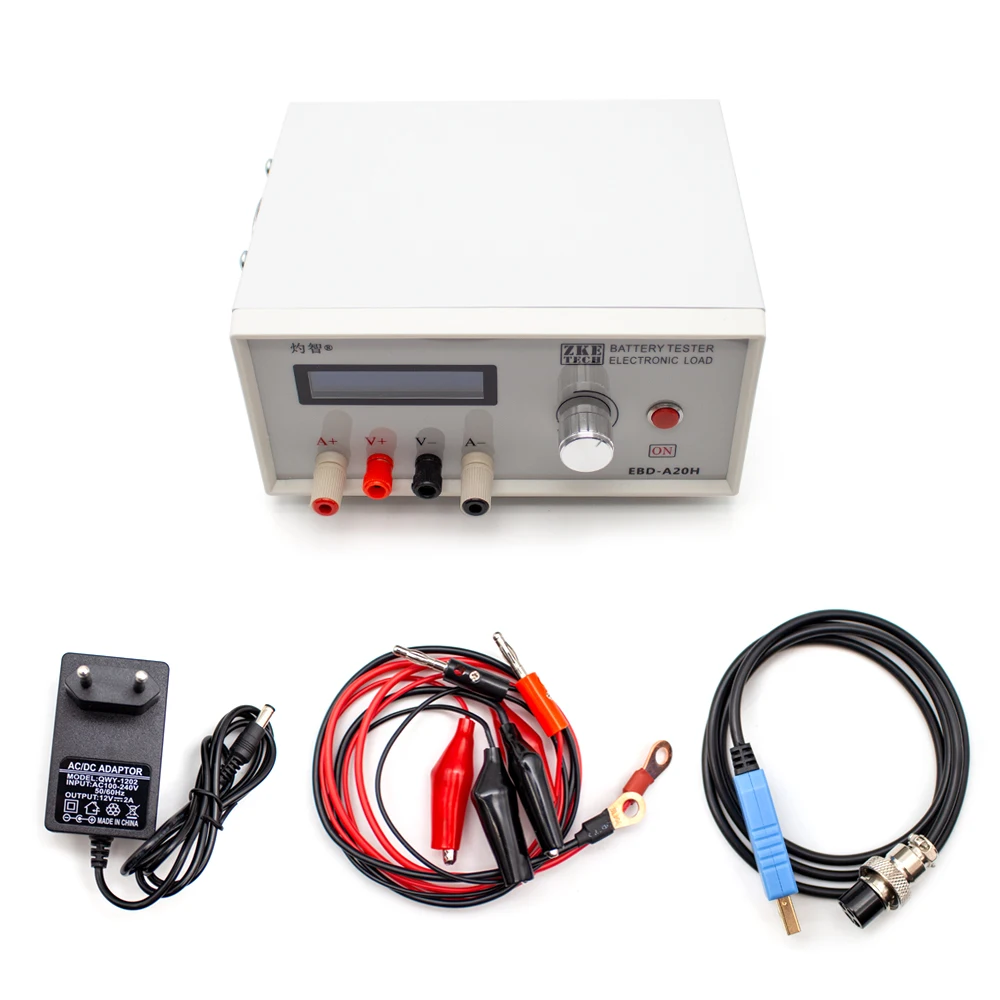 Battery Capacity Tester Electronic Load Battery Discharge Tester Power Supply Tester 30V 20A 200W EBD-A20H Y