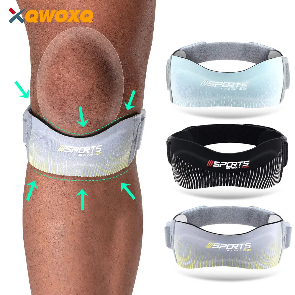 1 Stück Patella-Stabilisator, Kniebandage, Unterstützung für Wandern, Fußball, Basketball, Laufen, Pullover, Knie, Tennis, Volleyball, Squats