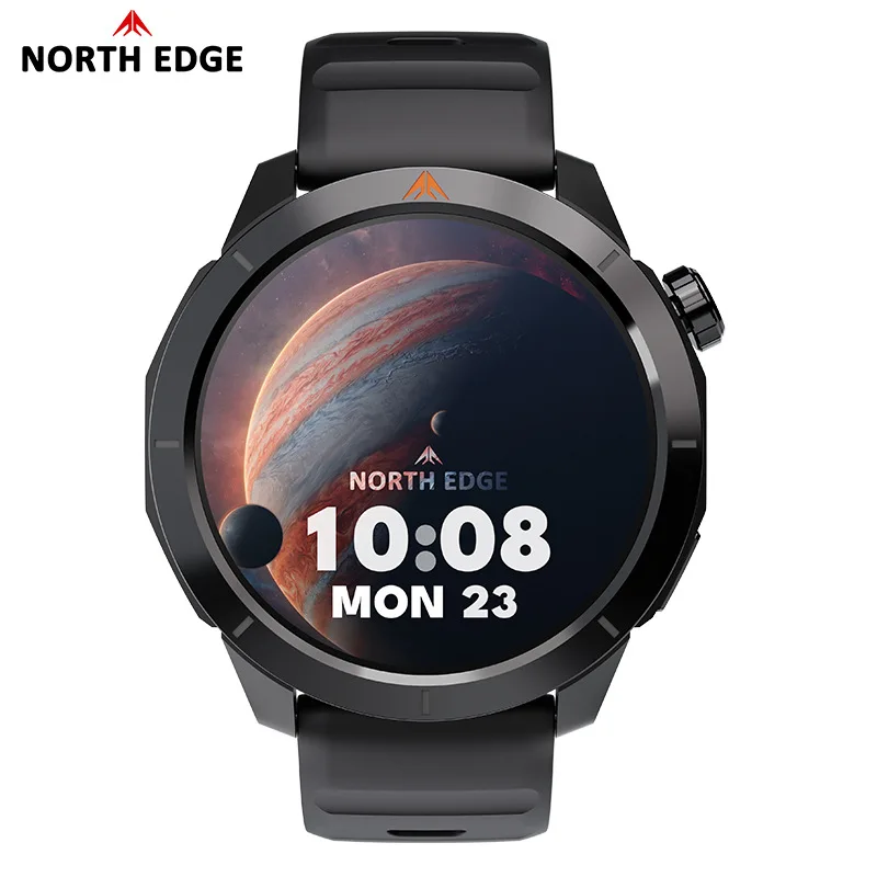 NORTH EDGE 2025 X-TREK 2 GPS ساعة ذكية رياضية HD AMOLED شاشة بوصلة بارومتر الارتفاع 3ATM تتبع اللياقة البدنية Smartwatch